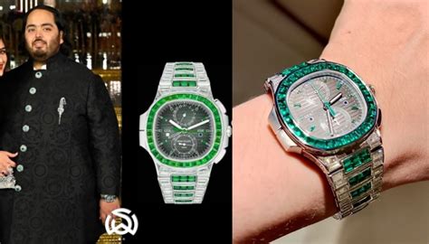 anant ambani patek philippe watch